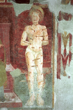 Sant'Antonio abate in trono con Sant'Elena e San Sebastiano